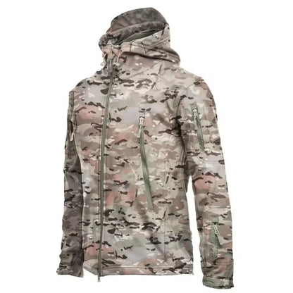 Wasserdichte Outdoor-Jacke für Männer mit Kapuze