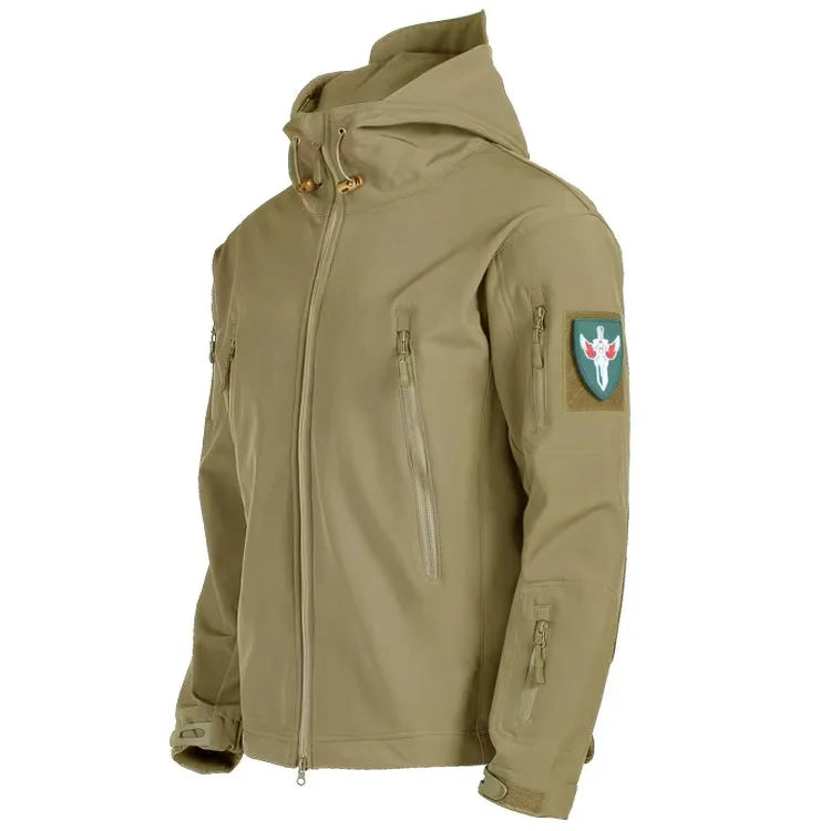 Wasserdichte Outdoor-Jacke für Männer mit Kapuze