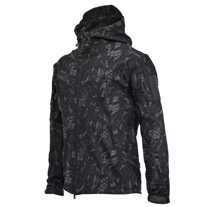 Wasserdichte Outdoor-Jacke für Männer mit Kapuze