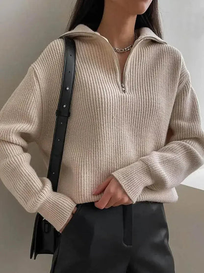 Weicher Rollkragenpullover Damen Wärmeverschluss