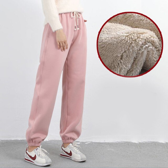 Modische Damen Jogginghose Winterwarm