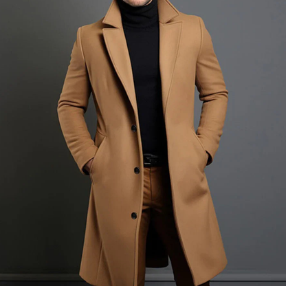 Herren Wintermantel Elegant Mittellang