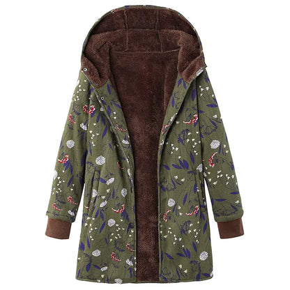 Dicke Kaschmirjacke Mit Bedruckung