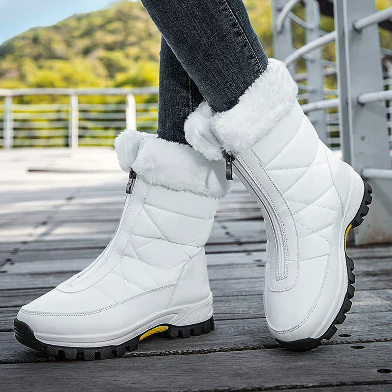 Bequeme Stiefel Rutschfest Baumwolle - IdealeKleiden