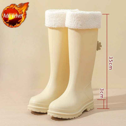 Damen Stiefel Wasserdicht Fleece Inside
