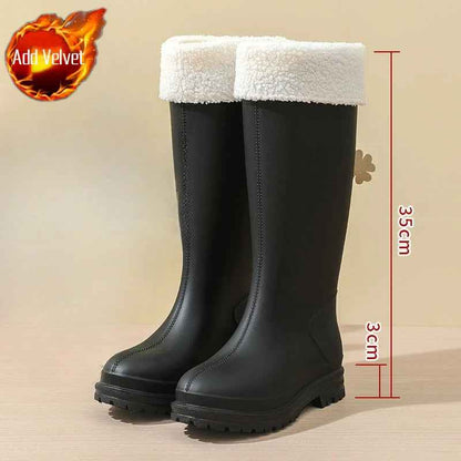 Damen Stiefel Wasserdicht Fleece Inside