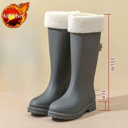 Damen Stiefel Wasserdicht Fleece Inside