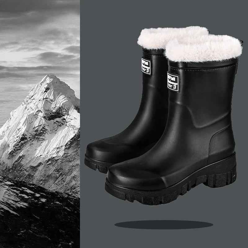 Wasserfeste Stiefel Damen | Thermisch Gefütterte Knöchelstiefel