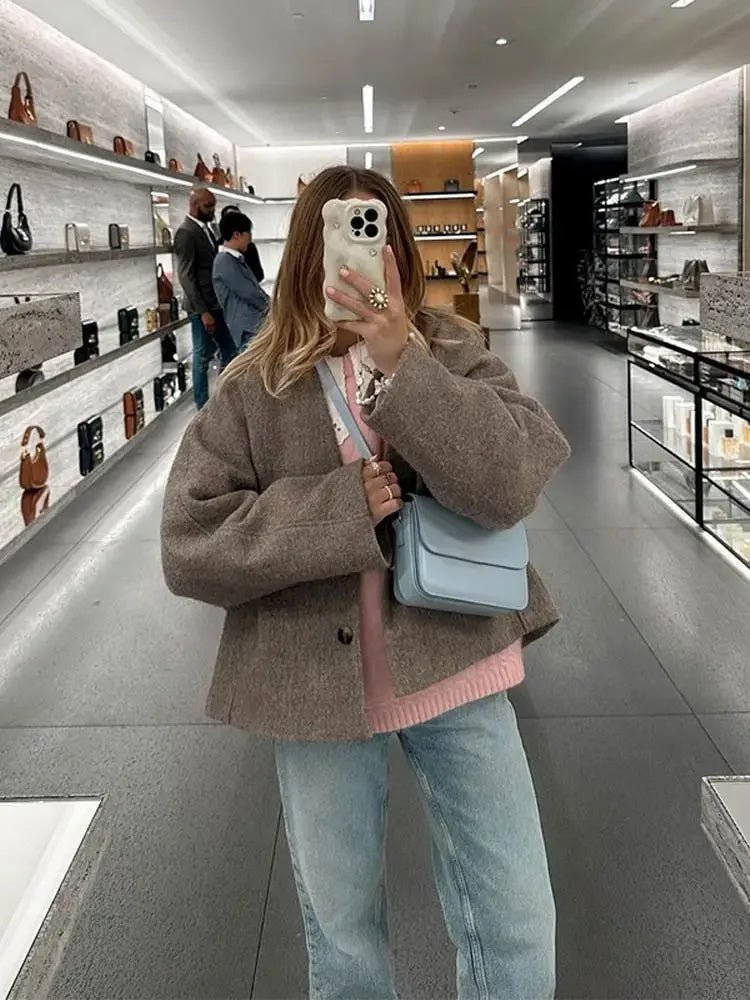 Wintermantel Damen Oversized Wärmer Winterlook