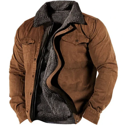 Herren Winterjacke Warm Fleece Isolierung