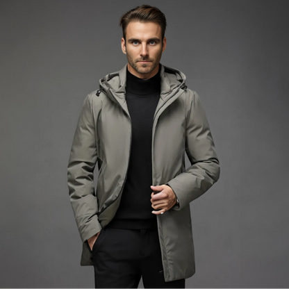 Herren Winterjacke Warm Isoliert Kapuze - IdealeKleiden