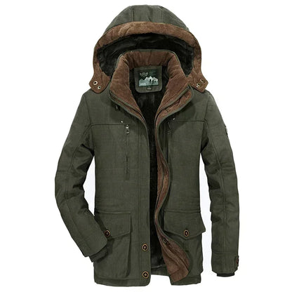 Herren Winterkleid Elegant Baumwolle Kapuze