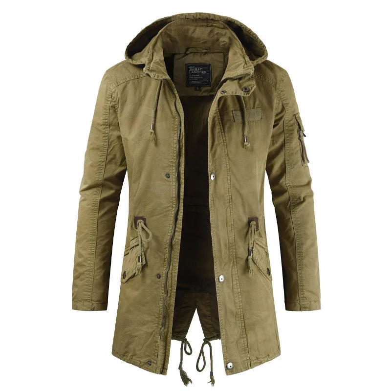 Herren Parka Fleece - Warme Windjacke Bequem