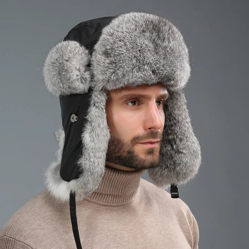 Herrenmütze Warm Ohrenschutz
