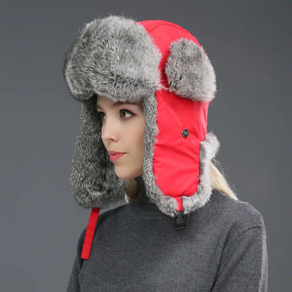Herrenmütze Warm Ohrenschutz