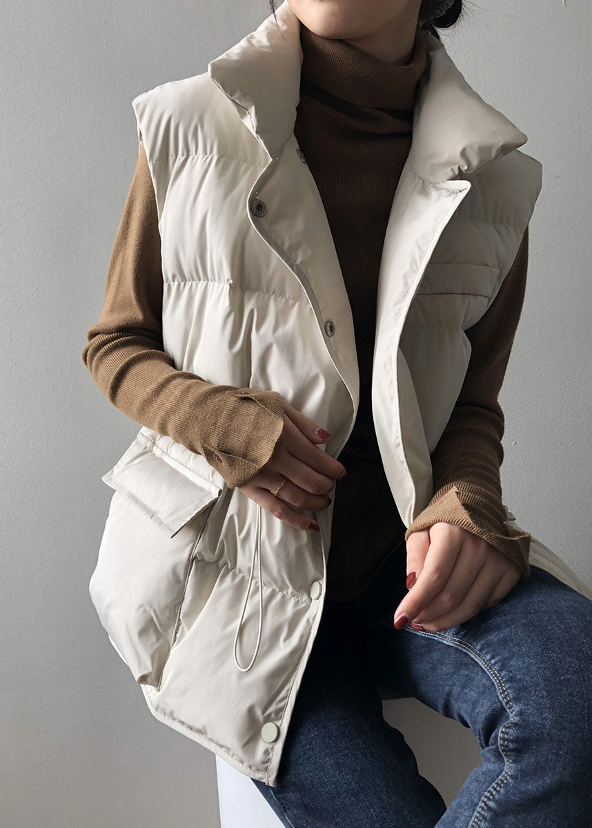 Damen Daunenweste Steppjacke Ärmellos Modern - IdealeKleiden