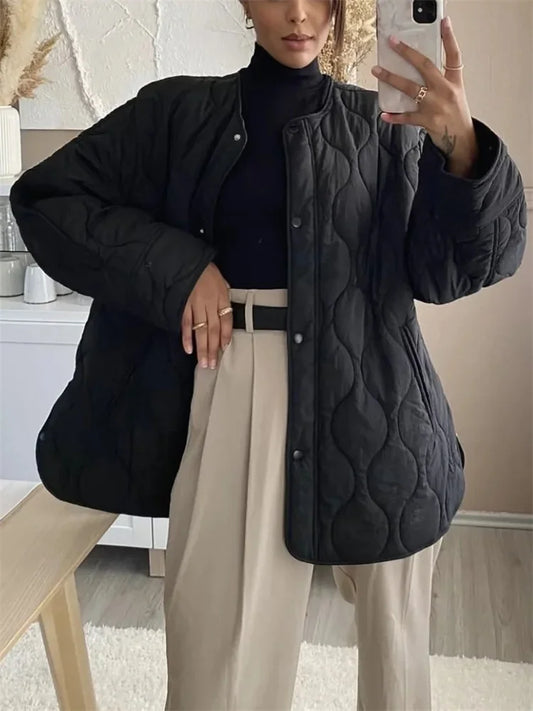Bequeme Lederjacke Casual Stil - IdealeKleiden