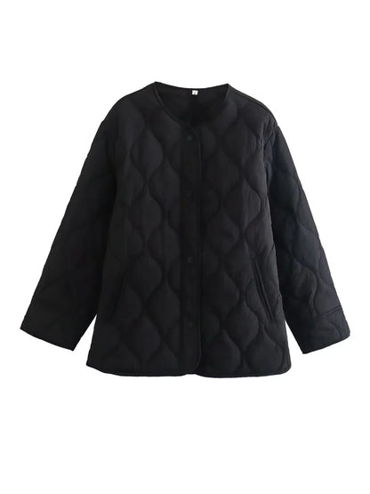 Stylische Oversized Jacke mit Knöpfen