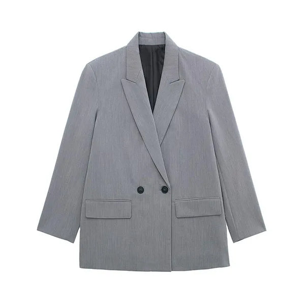 Eleganter Damenblazer Langärmlig Strukturiert