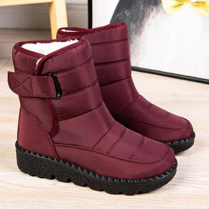 Knöchelhohe Stiefel Warm Fleece - IdealeKleiden