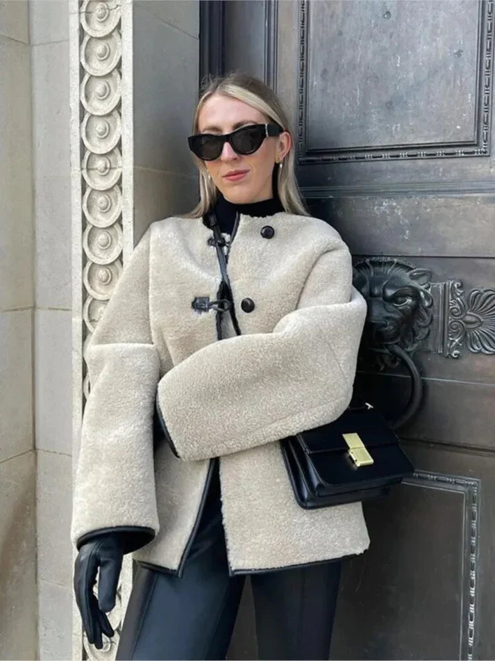 Warme Winterjacke Damen Gepolstert - IdealeKleiden