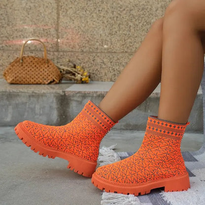 Stiefel Damen Chic Großformat