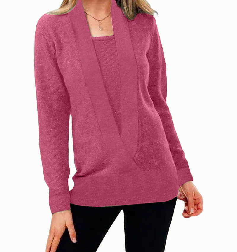 Weiche Damen Strickpullover Warm Winter