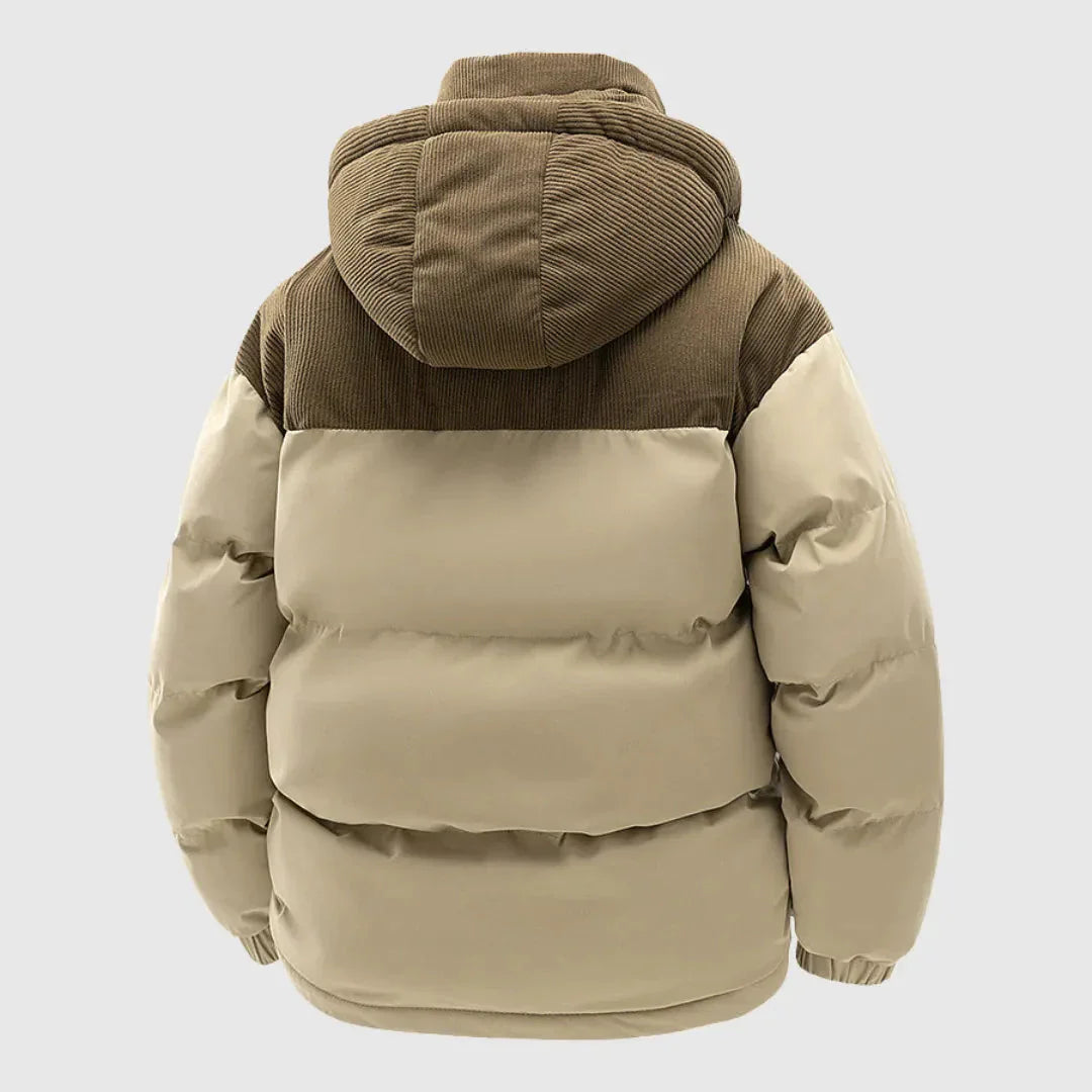Warmes Winteroberteil Kapuzen-Parka - IdealeKleiden