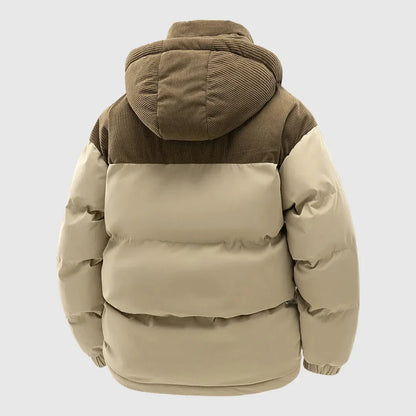 Warmes Winteroberteil Kapuzen-Parka - IdealeKleiden