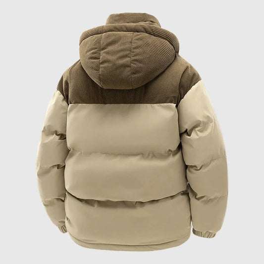 Warmes Winteroberteil Kapuzen-Parka - IdealeKleiden