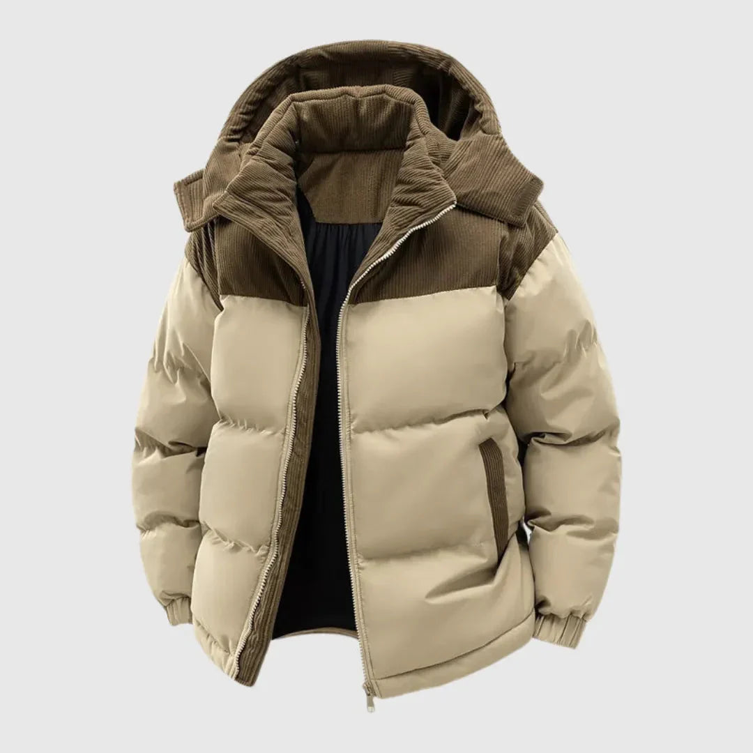 Warmes Winteroberteil Kapuzen-Parka