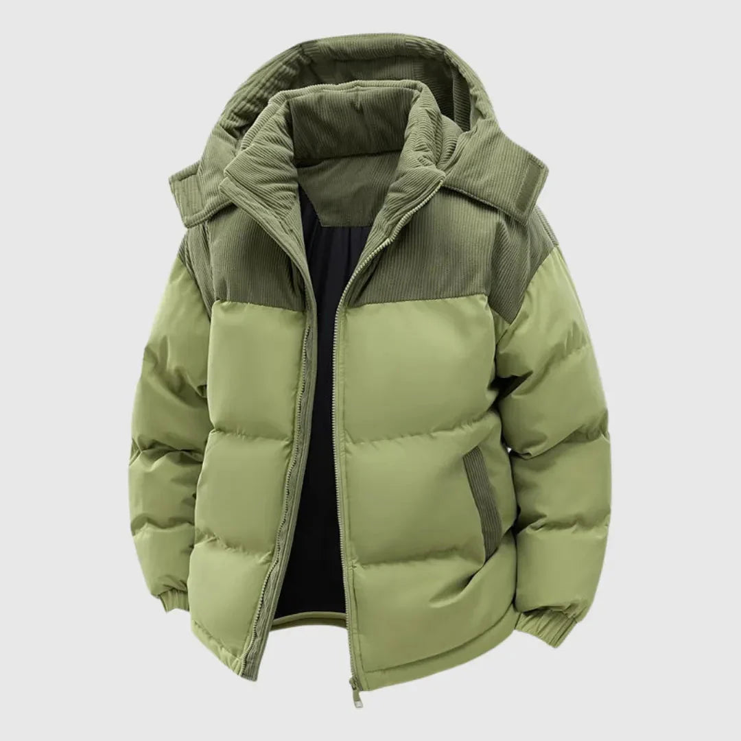 Warmes Winteroberteil Kapuzen-Parka