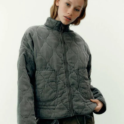 Winterjacke Damen Retro Style
