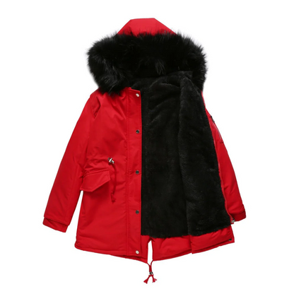 Damen Winterparka mit Knöpfen