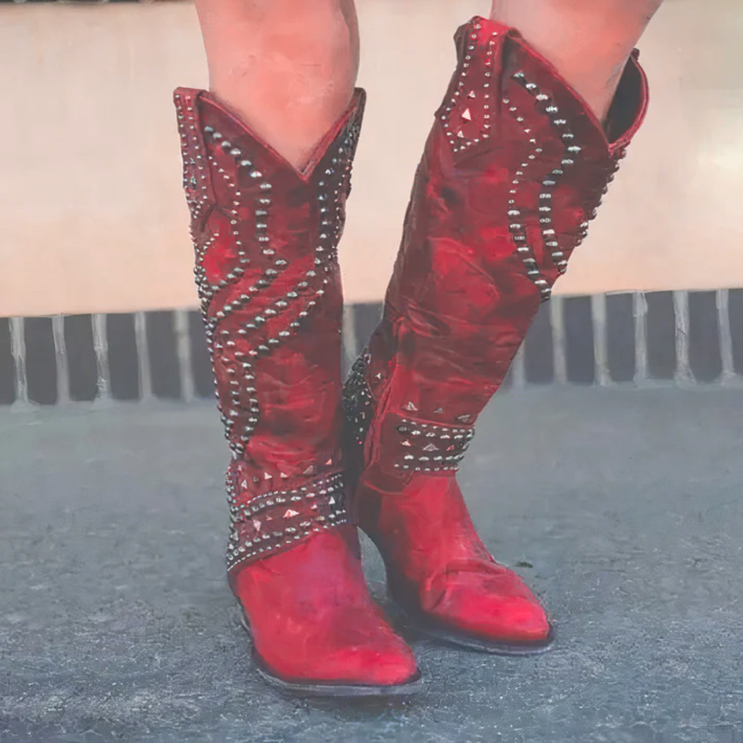 Stilvolle Stiefel Damen Hoch Absatz