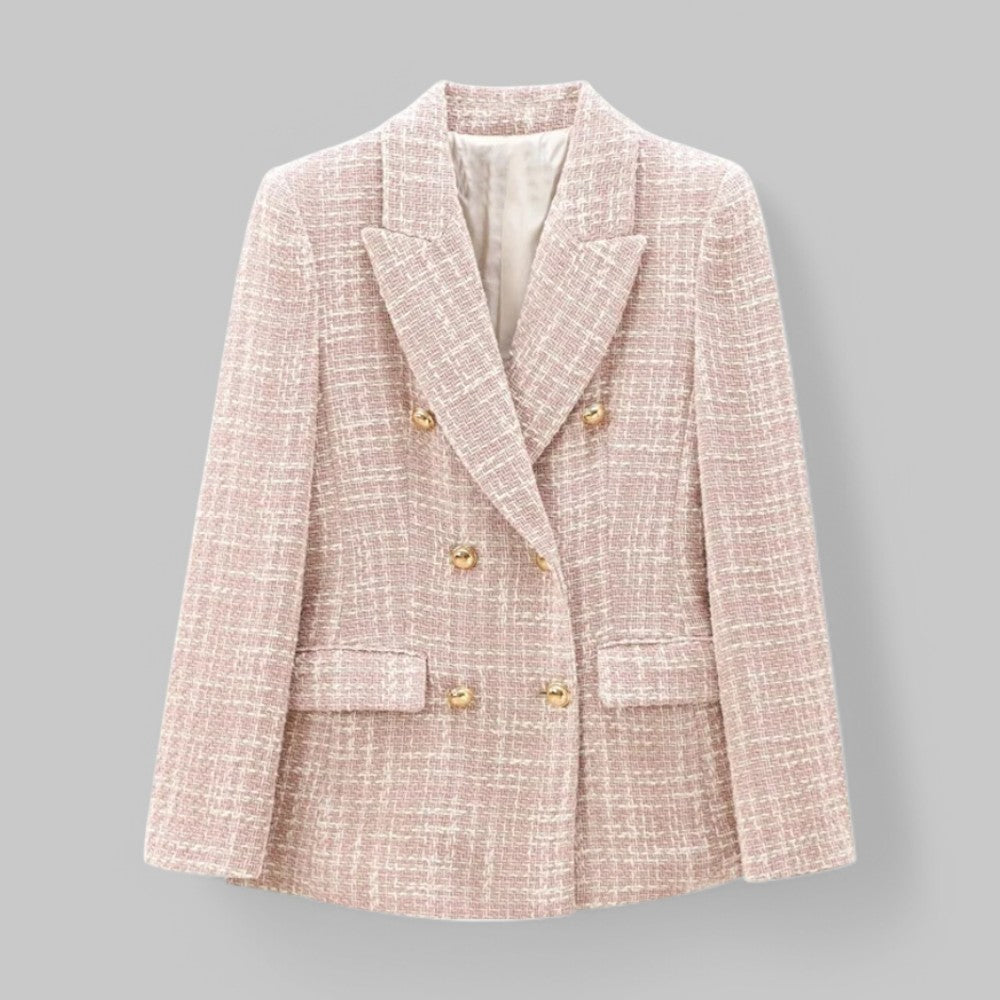 Damenblazer Pink Tweed Klassik Design
