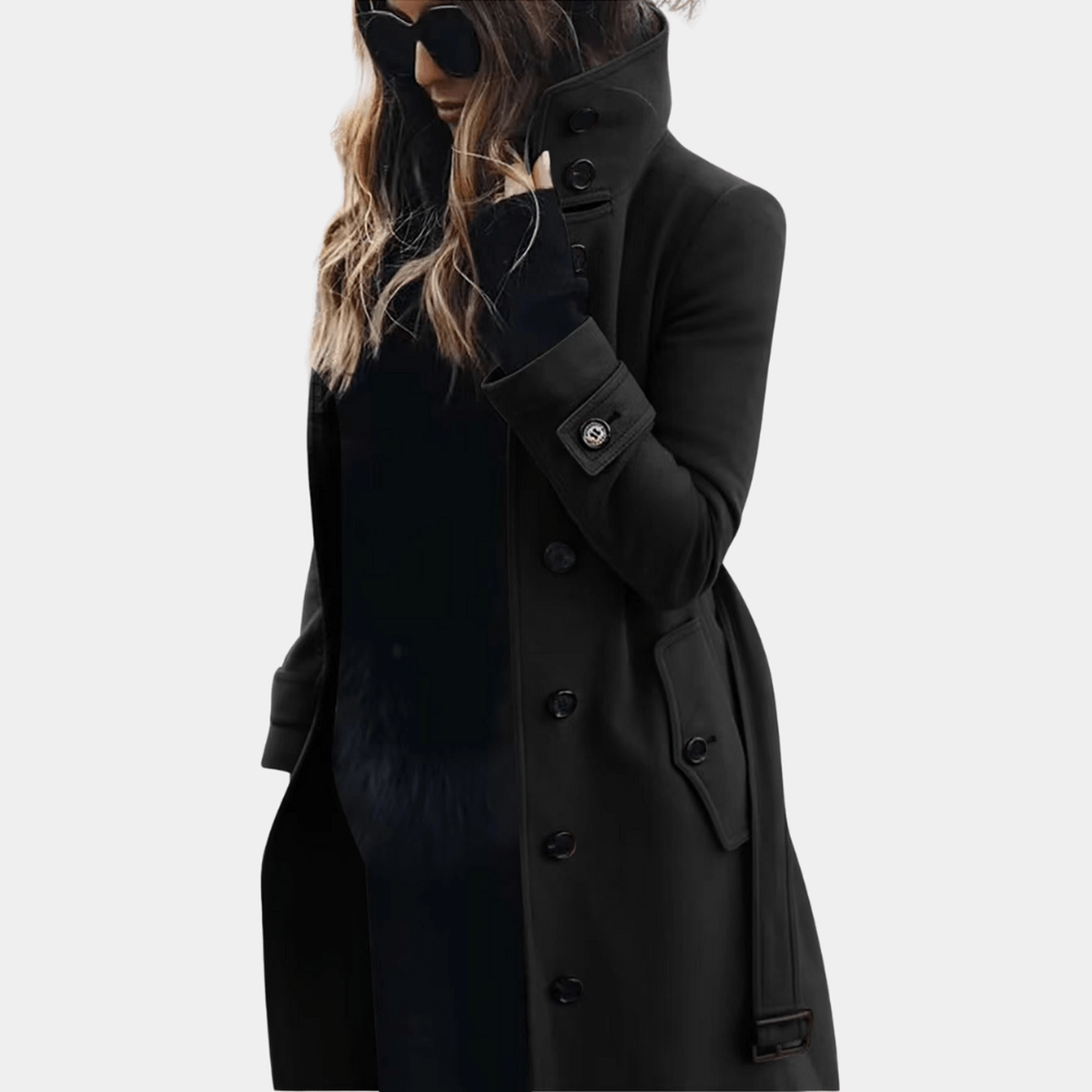 Eleganter Trenchcoat Damen Winter