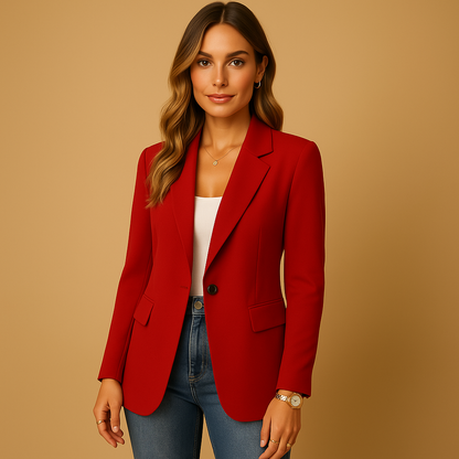 Eleganter Damen Blazer Frühjahr Trend