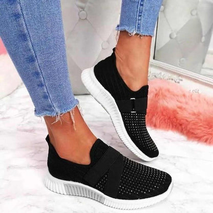 Damen Sportschuh Modern Elastik Schnürsenkel