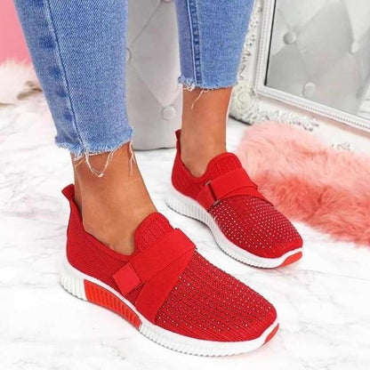 Damen Sportschuh Modern Elastik Schnürsenkel