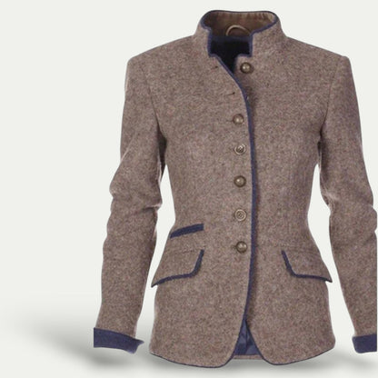 Stylischer Kurzblazer Mit Stehkragen – Elegantes Casual Design - IdealeKleiden