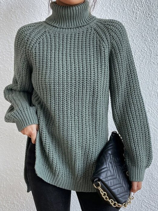 Damen Rollkragenpullover Weich & Warm