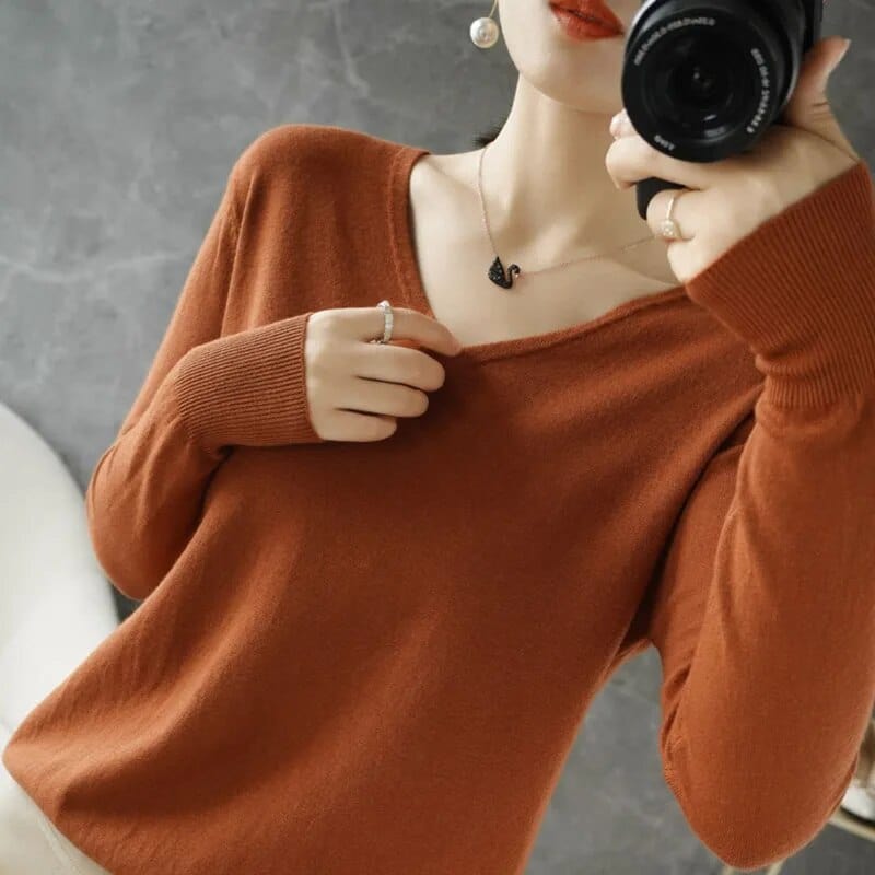 Winterpullover Klassisch Warm Zeitlos