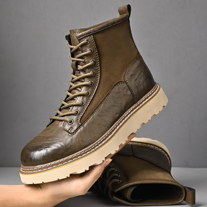 Lederschuhe Herren Stilvolle Stiefel