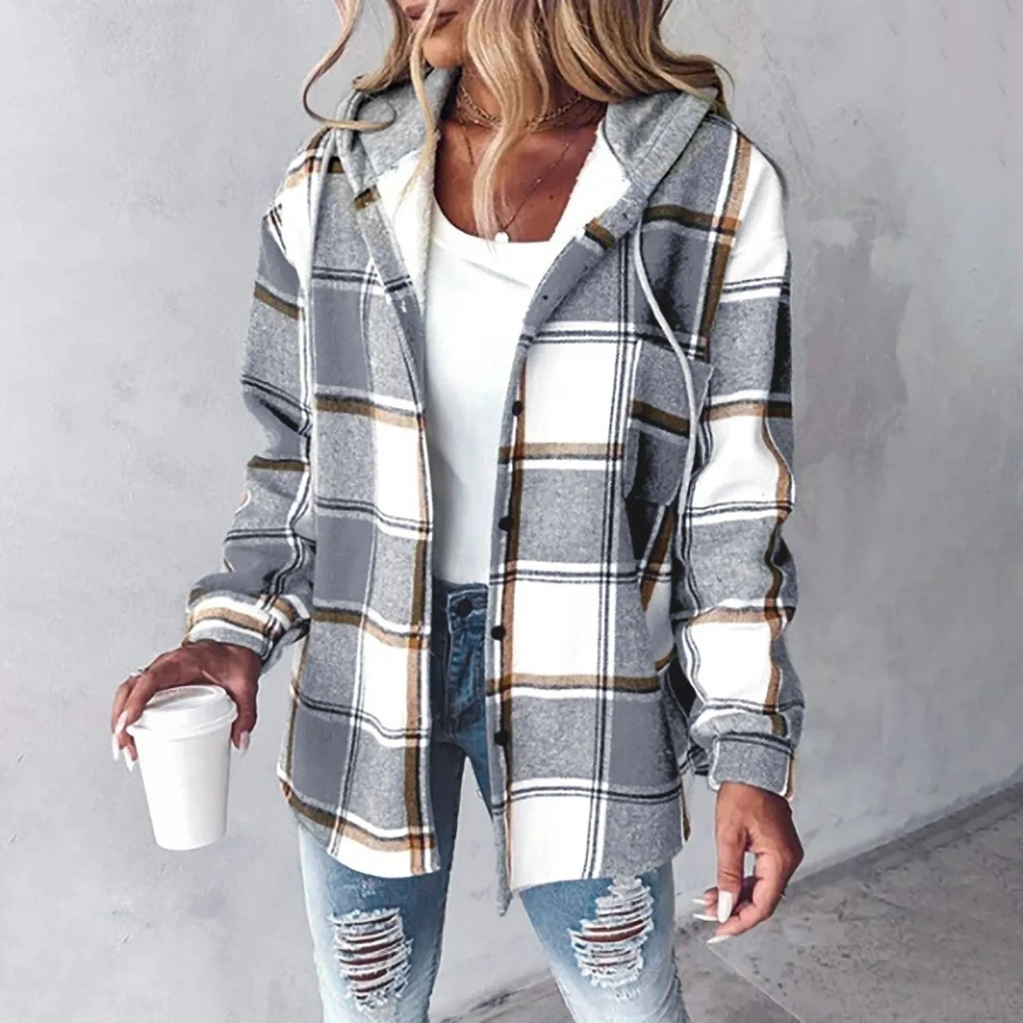 Herbstjacke Damen Elegant Woll