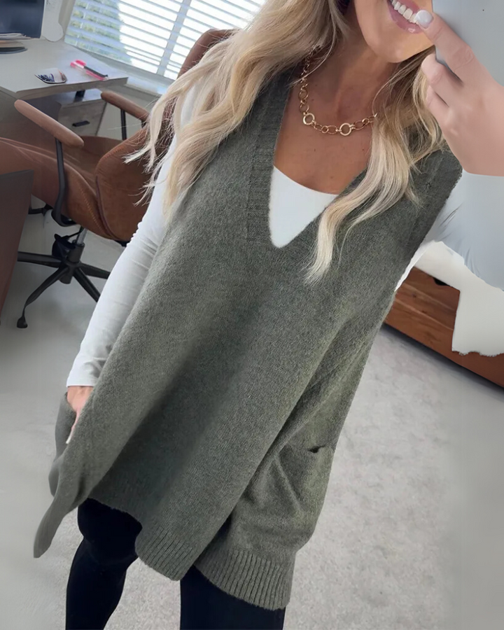 Bequeme Strickweste Damen