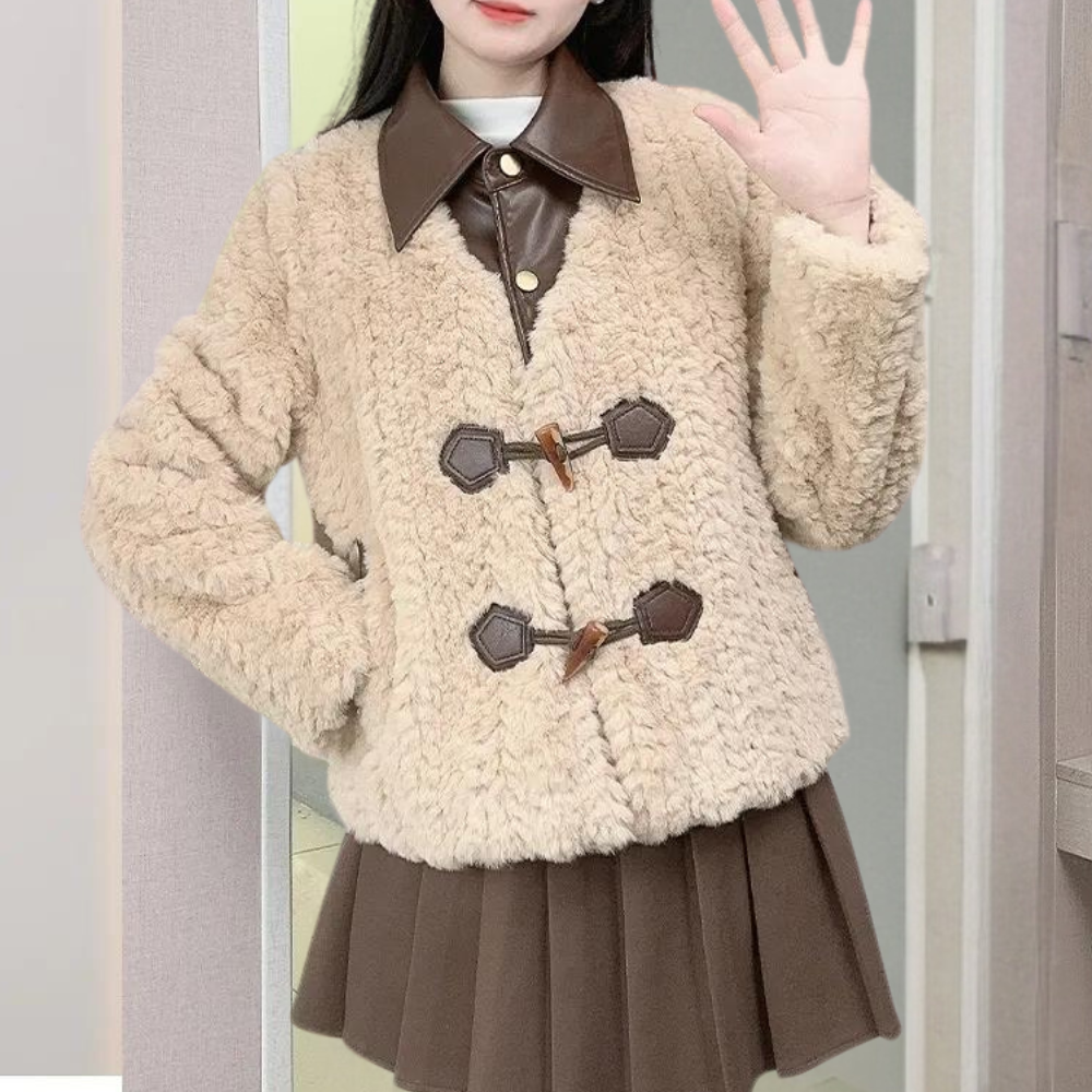 Eleganter Damen Wintermantel Modern Style