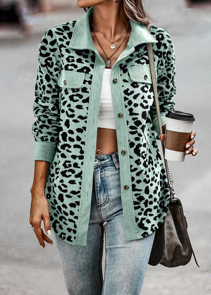 Damen Übergangsjacke Leoprint Stylish