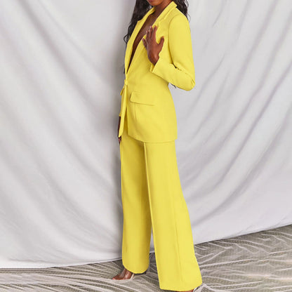 Elegantes Damenanzug Set Blazer und Hose
