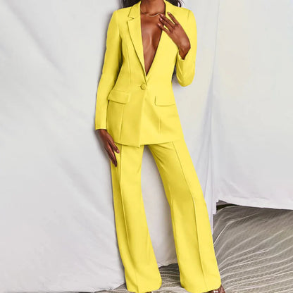 Elegantes Blazer-Hose-Set Damen
